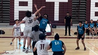 EVHS Frosh Basketball Game December 12 2023 5956 loss vs Piedmont Hills [upl. by Raddy764]