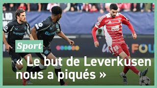 quotIl y a un peu de déceptionquot  Les joueurs du Stade Brestois après leur nul en Ligue des Champions [upl. by Polak]