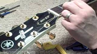 Change Strings on a Gibson Type Guitar Part 1 Billy Penn 300guitarscom [upl. by Acisej]