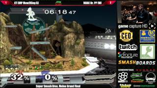 Super Smash Bros Melee Grand Final CT EMP Mew2King vs VGBC Dr PP  Apex 2014 Tournament [upl. by Enahs503]