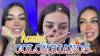 Sofi IMITA ACENTOS de COLOMBIA 😅🇨🇴 [upl. by Essam]