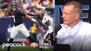 CJ Stroud makes history in Houston Texans’ wild win  Pro Football Talk  NFL on NBC [upl. by Malynda540]