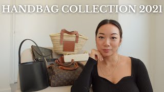 My Modest MidRange Handbag Collection 2021  APC Paris Staud Nanushka Wandler amp Vintage [upl. by Aseiram]