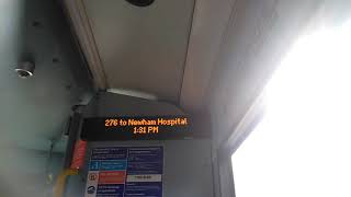 276 to Newham Hospital [upl. by Yelahs]