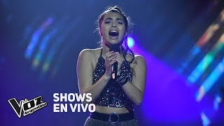 Shows en vivo TeamAxel Amorina canta quotMe vas a extrañarquot de Damas Gratis  La Voz Argentina 2018 [upl. by Aramois]