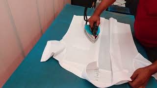 how to iron a shirtstri shirtshirt ironing and folding [upl. by Lancaster]