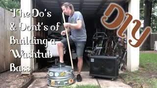 Lessons Learned from my First Washtub Bass Build [upl. by Fording]