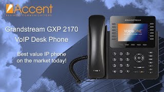 Grandstream GXP2170 Review  Best Value IP Phone Today [upl. by Anyt]