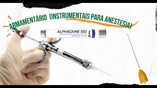 Todos Instrumentais para Anestesia Local Armamentário Anestésico [upl. by Fujio911]