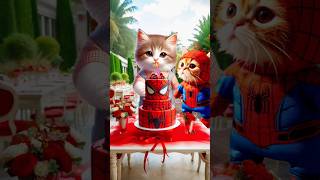 cute cat birthday party crasher catbirthday cutecat catlover short [upl. by Asert]