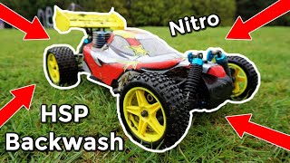 HSP Backwash Nitro RC Buggy 110th Scale [upl. by Assira]