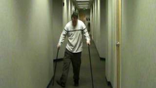 Walk 180 Feet with a T12 Complete Paraplegic  ParaWalkcom [upl. by Arahat]