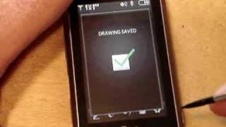 How to Draw and Make Art on Verizons LG Dare Phone [upl. by Ayam]