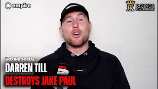 “BIG FAT FKING JUICE HEAD” Darren Till DESTROYS Jake Paul Talks Mike Tyson Jones vs Aspinall [upl. by Assiralk755]