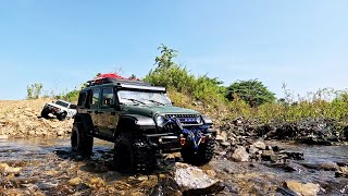 17​ Scale off Road Jeep Wrangler RLAARLO MK07 4x4 Off Road Green body Adventure at Samlot Dist [upl. by Diamante]