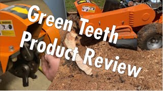 Product Review  Green Teeth 500 Series on Power King 14hp Stump Grinder [upl. by Ellon]