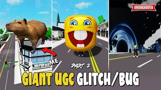 NEW 5 GIANT UGC GLITCHBUG Di Brookhaven IDCODES  Roblox Part 2 [upl. by Melda]