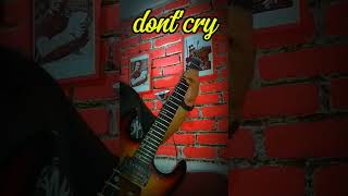 DONTCRYguitarcover gunsnroses sologuitar [upl. by Hoang466]