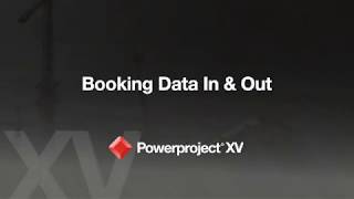 Powerproject XV  Improvements to Booking Data In and Out [upl. by Stannwood968]