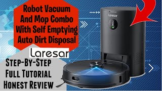 Laresar Robot Vacuum Cleaner with Mop 4500Pa Robotic Vacuum [upl. by Suiluj43]