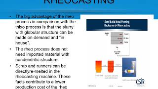 Thixocasting and Rheocasting [upl. by Ced]