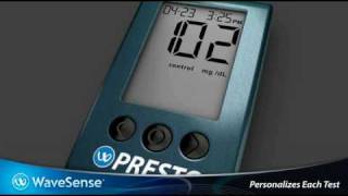 Wavesense Presto Blood Glucose Meter  Instructional Video Part 1 of 2 [upl. by Lovering]