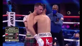 Josh Taylor vs Jose Ramirez Full highlights [upl. by Aerdnahc72]