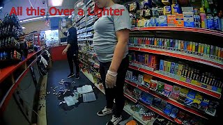 Convenience Store Destroyed over a Lighter [upl. by Siroved]