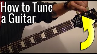 How to Tune a Guitar  VERY EASY [upl. by Eilahs]