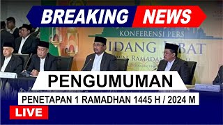 Awal Puasa Ramadhan 2024 jatuh pada tanggal  Hasil Sidang Isbat Ramadhan 2024 [upl. by Rehptsirhc459]