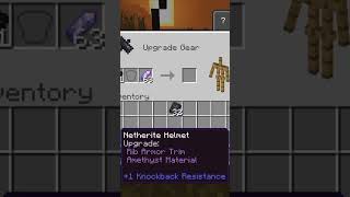 How to use a smithing template minecraft [upl. by Akselaw]