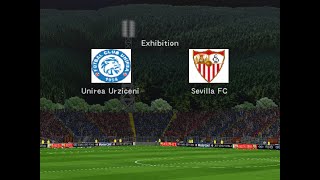 Champions League 2009 2010 Group G Unirea Urziceni Sevilla [upl. by Eetsud]