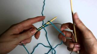 How to Knit Provisional CastOn using Cable of Circular Needle [upl. by Tegan]