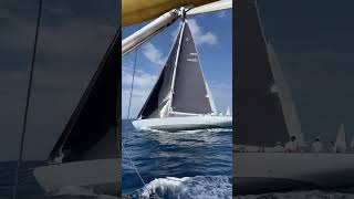 A GENTLMANS START automobile yachtracing Antiguaclassics [upl. by Carrnan]