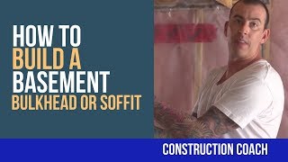 How to Build a Basement Bulkhead or Soffit  DIY [upl. by Isbel159]