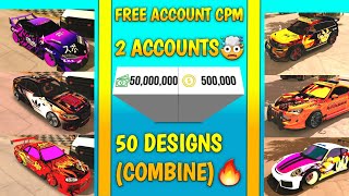 Free Acc CPM❤ 2 Accs🔥 50 designs🤯 200Subs Special  RehansClips [upl. by Naig]