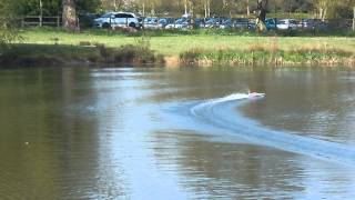 Genesis RC Boat  40mm Tenshock Prop on 4S [upl. by Mesics779]