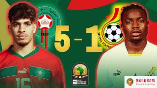 CAN U23  Résume du match Maroc U23 vs Ghana U23 [upl. by Emmey]