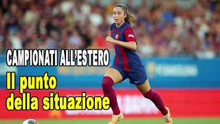 Calcio femminile estero statistiche campionati europei 2023 24 [upl. by Urata237]