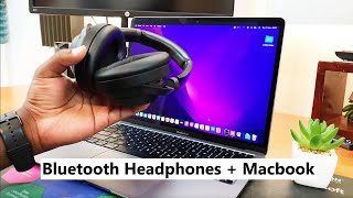 How To Connect Bluetooth Headphones To a Macbook [upl. by Hoy556]