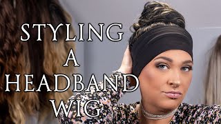 How To Wear A Headband Wig  Headband Wig Styling Tips  Jesse M Simons [upl. by Hammond29]