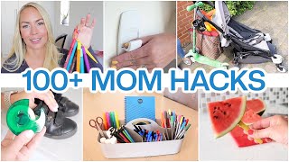 100 of the BEST MOM HACKS Ever Ultimate Mum Hacks Marathon ✅ [upl. by Johnsson488]