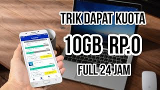 DAPAT KUOTA GRATIS 10GB  7 HARI FULL 24 JAM  KUOTA GRATIS XL [upl. by Teirtza292]