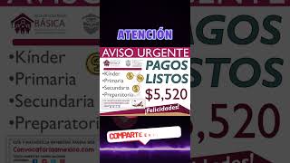 💥✅¡Pagos listos en tu TARJETA de 5520 pesos🤩🥳 💵💳¡Beca Benito Juárez 2024👩🏻‍🎓🧑🏻‍🎓 [upl. by Watters]