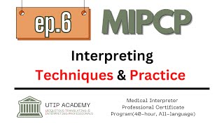 MIPCP ep6 Interpreting Techniques amp Practice [upl. by Kajdan]