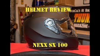 HELMET REVIEW NEXX SX100 [upl. by Aramenta]