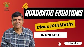 Quadratic Equations  Class 10 Maths Chapter 4  Quadratic Formula  Solving CBSE Class 10th [upl. by Ellesij]