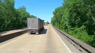 Crossing the Atchafalaya Basin on I10 in Louisiana [upl. by Atterys458]