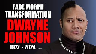 Dwayne Johnson  Transformation Face Morph Evolution 1972  2024 [upl. by Clayborn]