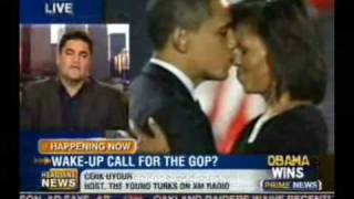 Cenk on CNNHN to Discuss Obamas Victory [upl. by Ilenay]